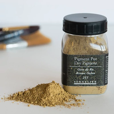 Sennelier pigment - 55, brown ochre, 90 g