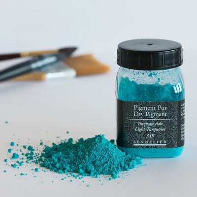 Sennelier pigment - 339, light turquoise, 60 g