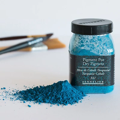 Sennelier pigment - 41, turquoise cobalt, 140 g