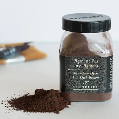 Sennelier pigment - 07, vandyck brown, 100 g