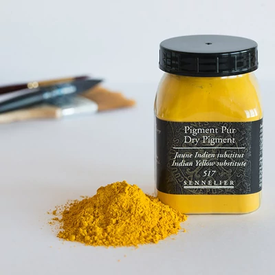 Sennelier pigment - 17, indian yellow subs., 90 g