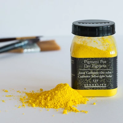 Sennelier pigment - 39, cadmium yellow light subs., 120 g