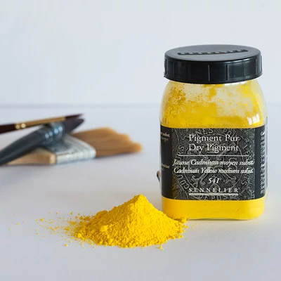 Sennelier pigment - 41, cadmium yellow medium subs., 80 g