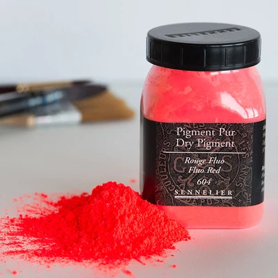 Sennelier pigment - 04, fluo red, 100 g