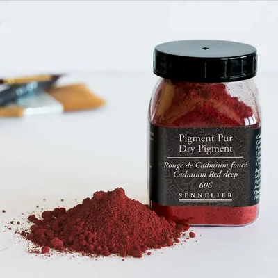 Sennelier pigment - 06, cadmium red deep, 120 g