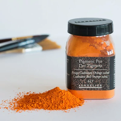Sennelier pigment - 15, cadmium red orange hue, 100 g