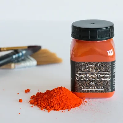 Sennelier pigment - 641, sennelier pyrolle orange, 25 g