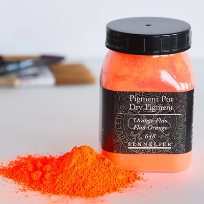 Sennelier pigment - 48, fluo orange, 100 g