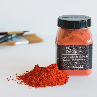 Sennelier pigment - 75, french vermilion, 100 g