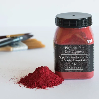 Sennelier pigment - 94, alizarin scarlet light, 70 g