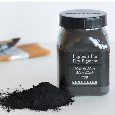 Sennelier pigment - 59, mars black, 180 g