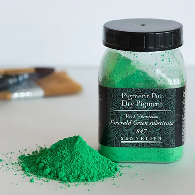 Sennelier pigment - 47, emerald green hue, 180 g