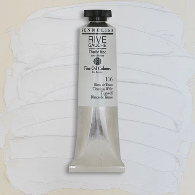 Sennelier Rive Gauche uljana boja, 40 ml - 116, titanium white