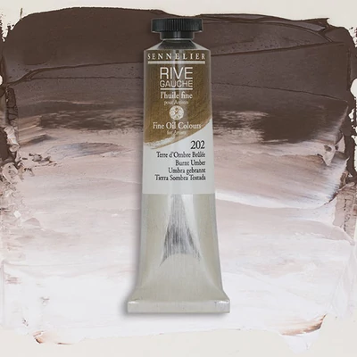 Sennelier Rive Gauche uljana boja, 40 ml - 202, burnt umber