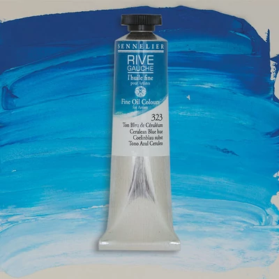 Sennelier Rive Gauche uljana boja, 40 ml - 323, cerulean blue hue