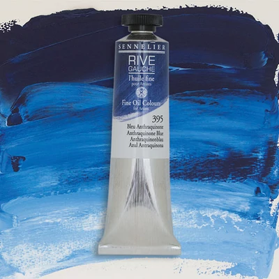 Sennelier Rive Gauche uljana boja, 40 ml - 395, anthraquinone blue