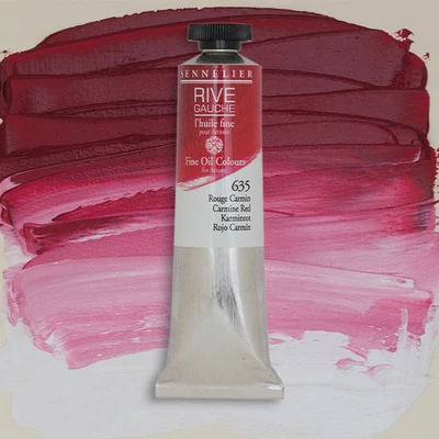 Sennelier Rive Gauche uljana boja, 40 ml - 635, carmine red