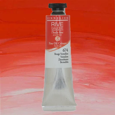 Sennelier Rive Gauche uljana boja, 40 ml - 674, vermilion