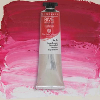 Sennelier Rive Gauche uljana boja, 40 ml - 686, primary red