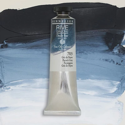 Sennelier Rive Gauche uljana boja, 40 ml - 703, Payne's grey