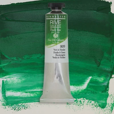 Sennelier Rive Gauche uljana boja, 40 ml - 809, Hooker's green
