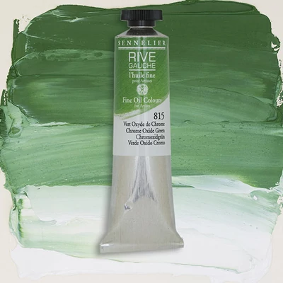 Sennelier Rive Gauche uljana boja, 40 ml - 815, chrome oxide green