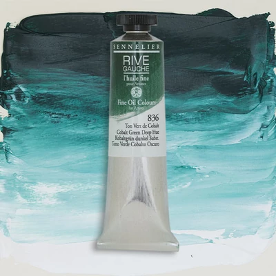 Sennelier Rive Gauche uljana boja, 40 ml - 836, cobalt green deep hue