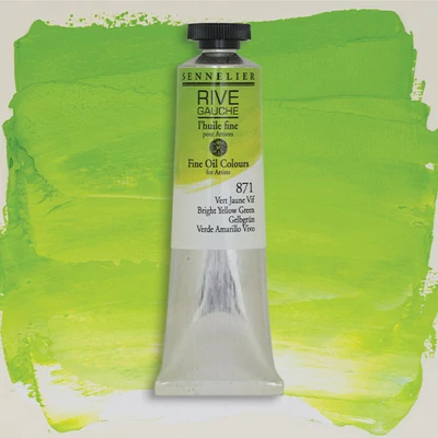 Sennelier Rive Gauche uljana boja, 40 ml - 871, bright yellow green