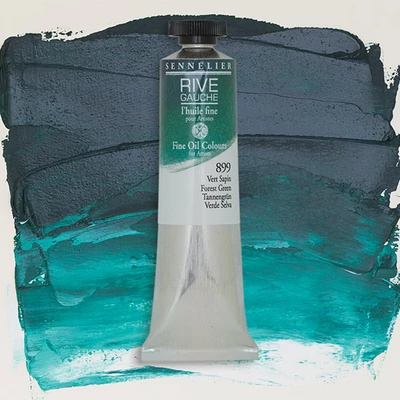 Sennelier Rive Gauche uljana boja, 40 ml - 899, forest green