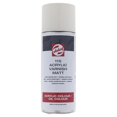Talens 115 uljni i akrilni lak u spreju, mat - 400 ml