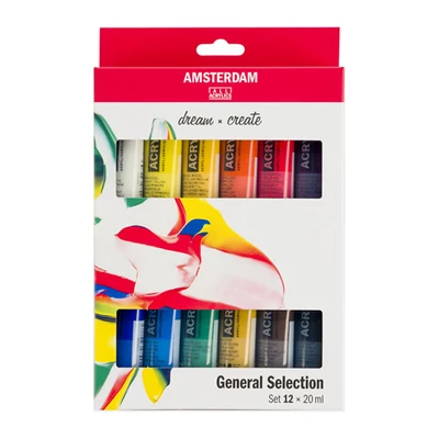 Talens Amsterdam set akrilnih boja - 12x20 ml