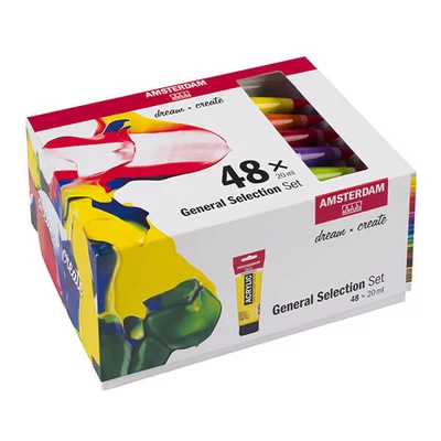 Talens Amsterdam set akrilnih boja - 48x20 ml