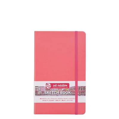 Talens Art Creation Sketch Book blok za crtanje i skiciranje, 140 g, 80 listova - 13x21 cm, koraljni