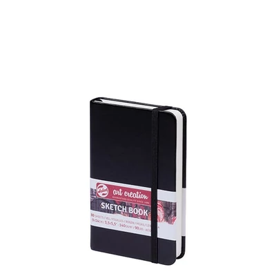 Talens Art Creation Sketch Book blok za crtanje i skiciranje, 140 g, 80 listova - 9x14 cm, crni