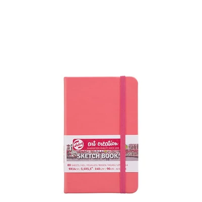 Talens Art Creation Sketch Book blok za crtanje i skiciranje, 140 g, 80 listova - 9x14 cm, koralj