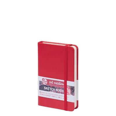 Talens Art Creation Sketch Book blok za crtanje i skiciranje, 140 g, 80 listova - 9x14 cm, crveni
