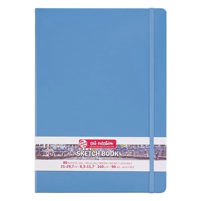 Talens Art Creation Sketch Book blok za crtanje i skiciranje, 140 g, 80 listova - A4, svijetloplava