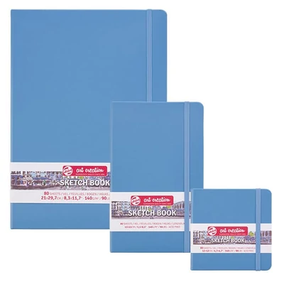 Talens Art Creation Sketch Book blok za crtanje i skiciranje, 140 g, 80 listova - 9x14 cm, svijetloplava