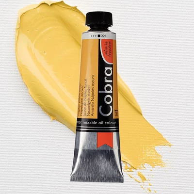 Talens Cobra vodena uljana boja, 40 ml - 223, naples yellow deep