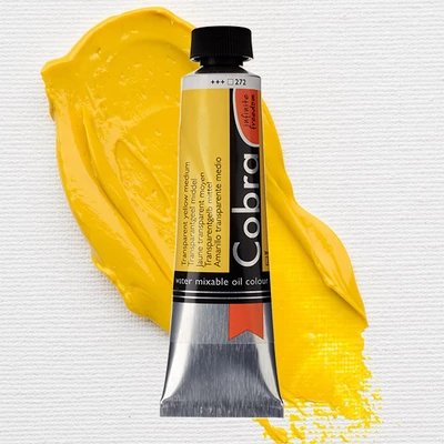 Talens Cobra vodena uljana boja, 40 ml - 272, transparent yellow medium