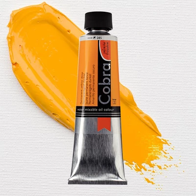 Talens Cobra vodena uljana boja, 40 ml - 285, permanent yellow deep