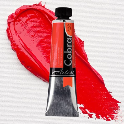Talens Cobra vodena uljana boja, 40 ml - 314, cadmium red medium