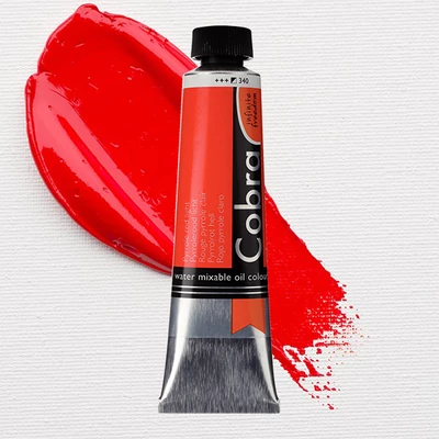 Talens Cobra vodena uljana boja, 40 ml - 340, pyrrole red light