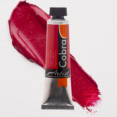 Talens Cobra vodena uljana boja, 40 ml - 369, primary magenta