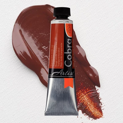 Talens Cobra vodena uljana boja, 40 ml - 378, transparent oxide red