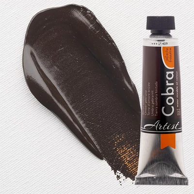 Talens Cobra vodena uljana boja, 40 ml - 409, burnt umber