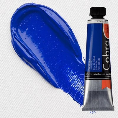 Talens Cobra vodena uljana boja, 40 ml - 511, cobalt blue