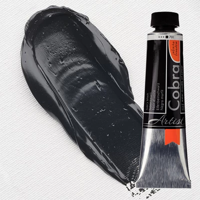 Talens Cobra vodena uljana boja, 40 ml - 701, ivory black