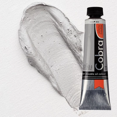 Talens Cobra vodena uljana boja, 40 ml - 800, silver