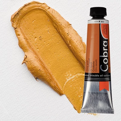Talens Cobra vodena uljana boja, 40 ml - 803, deep gold